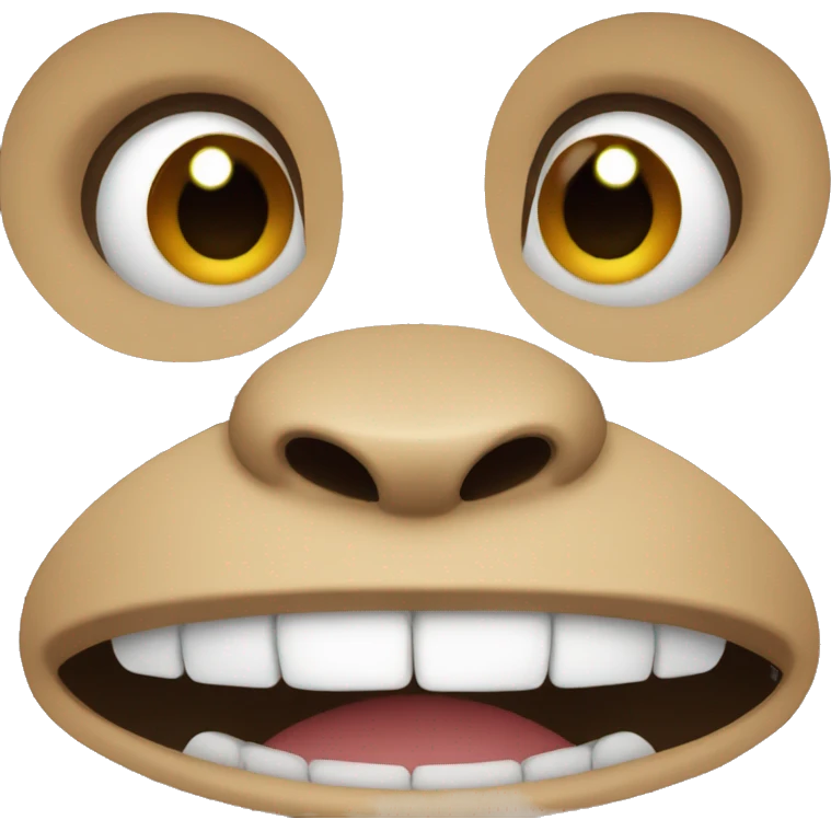 monkey smile emoji