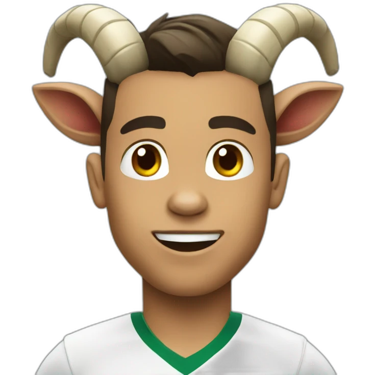 Ronaldo goat emoji