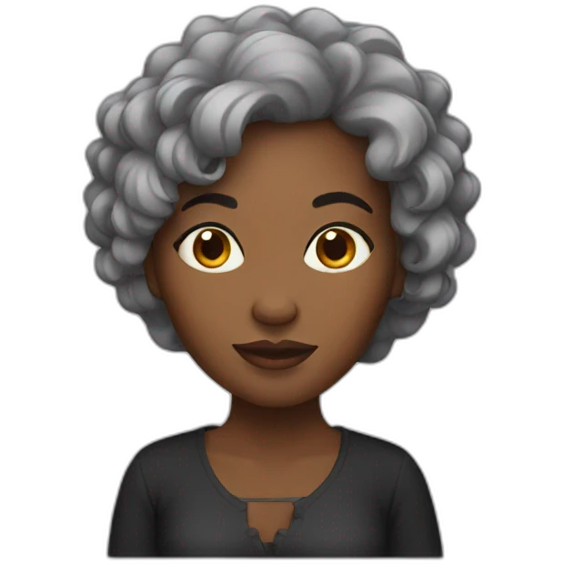 Black woman emoji