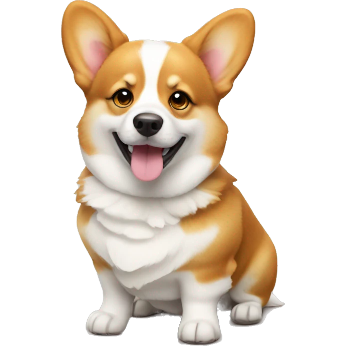 Cute corgi emoji