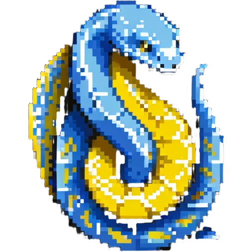 Python logo with text saying 'Python' and a small blue and yellow snake icon emoji