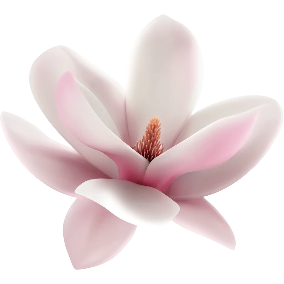 minimalist-magnolia-flower-with-soft-white-and-light-pink-petals-on-a-plain-white-background,-no-extra-details emoji