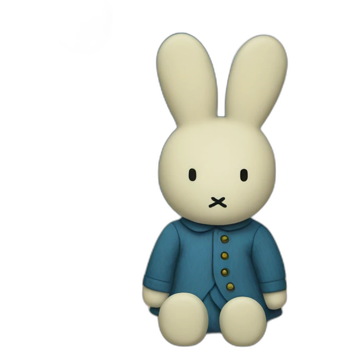 Van gogh painting miffy emoji
