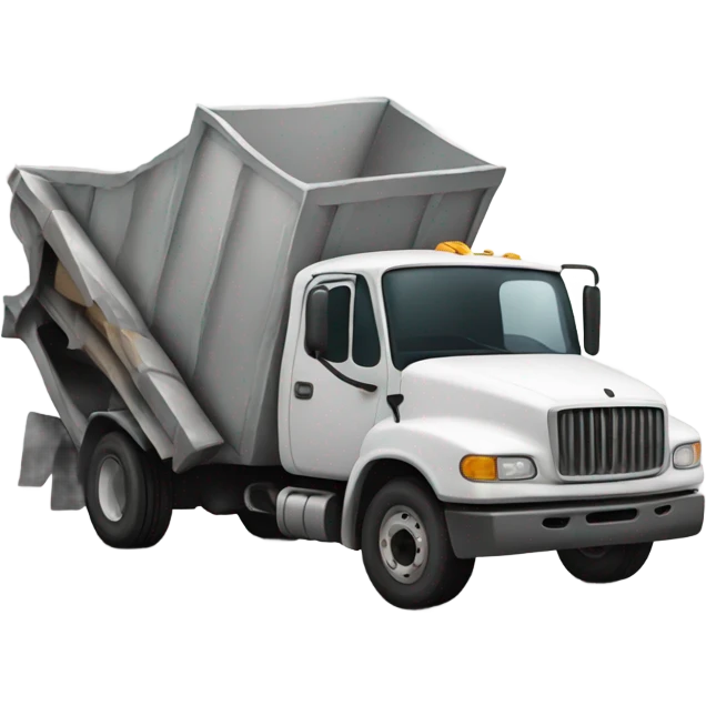 Demolished delivery truck emoji