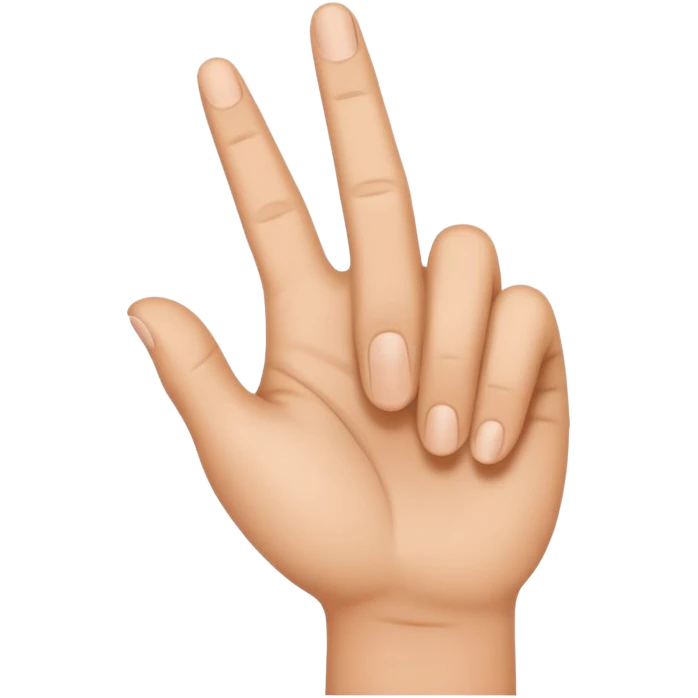 the ok hand but going in the opposite way emoji