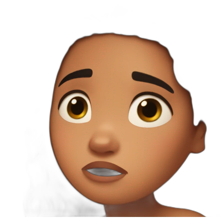 Moana crying  emoji
