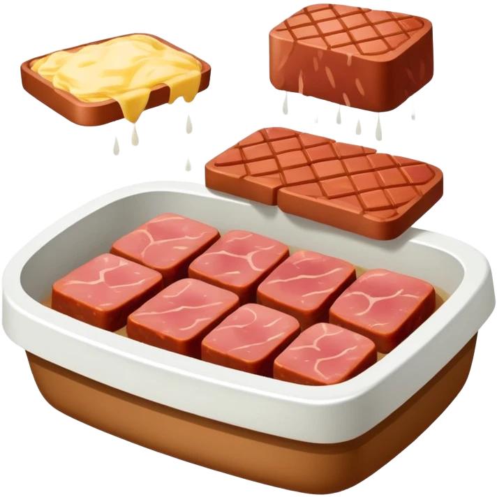 slop art spam meat art landscape  emoji