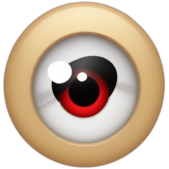 Sharingan eyes owner in present time emoji