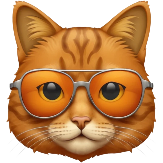 Cat wearing sunglasses emoji