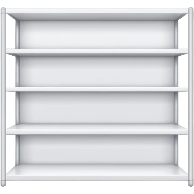 emoji of white shelfs emoji