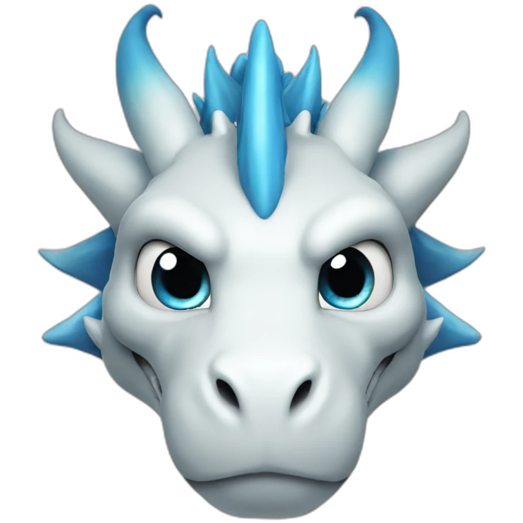 blue eyes white dragon emoji