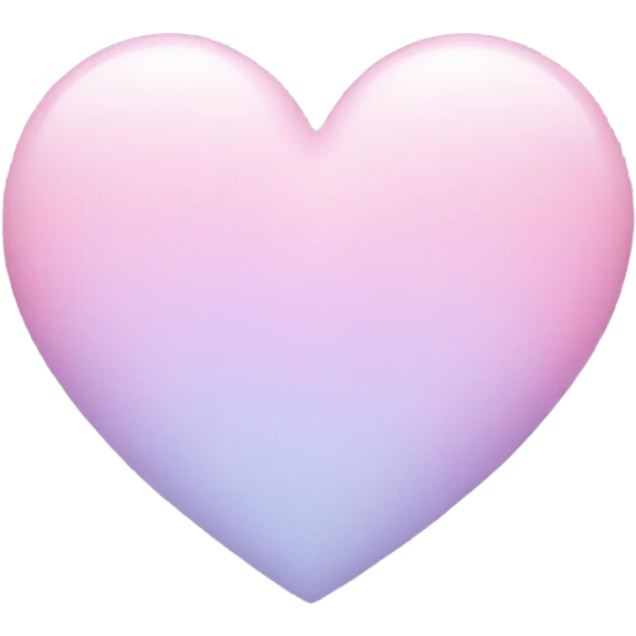 Pastel heart emoji