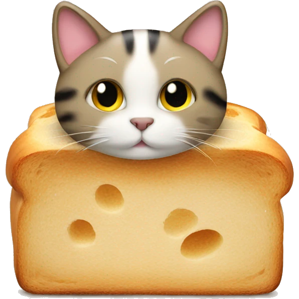 cat on the bread emoji