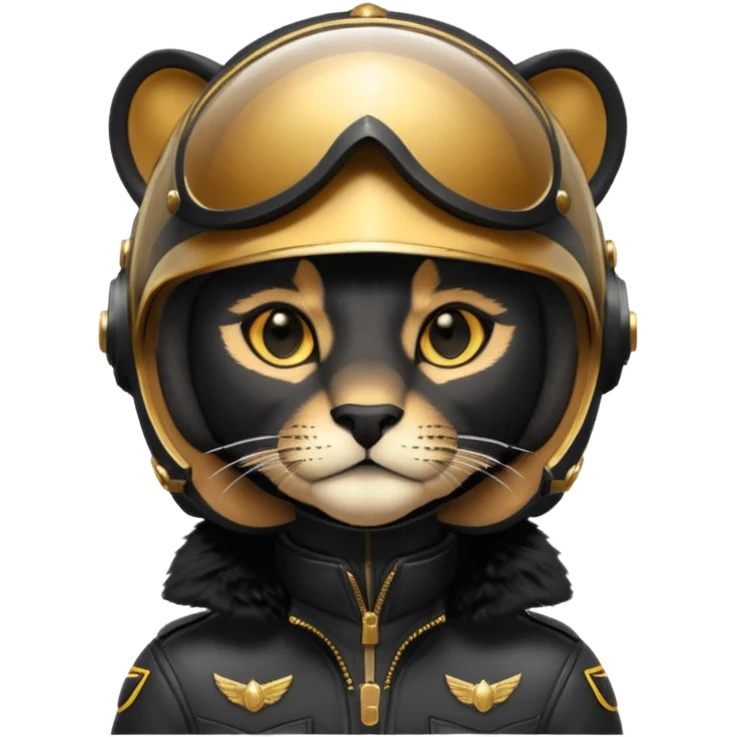 pilot panther emoji