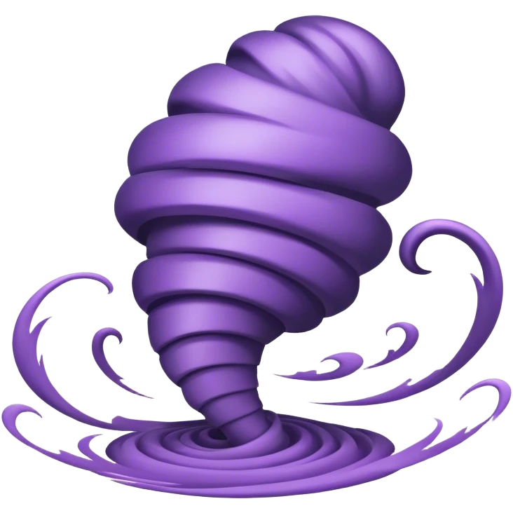 Tornado purple emoji