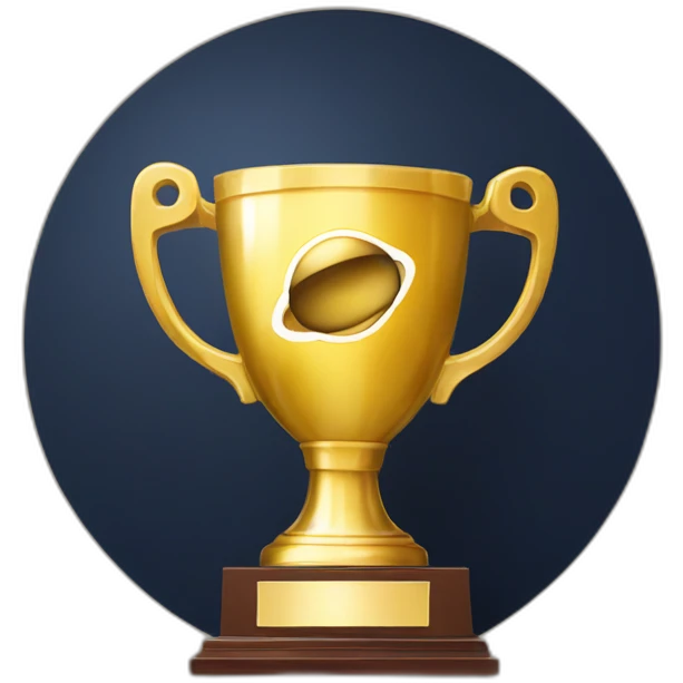 copa libertadores trophy con un 7 impreso emoji