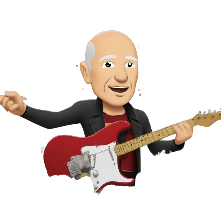 Captain Picard at a rock concert emoji