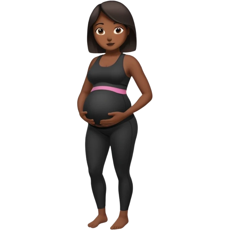 lego 
legging brassière noir gonflé ventre femme emoji