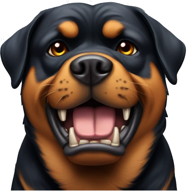 Angry Rottweiler  emoji