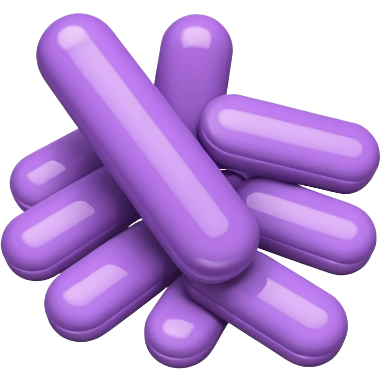 lilac pills emoji
