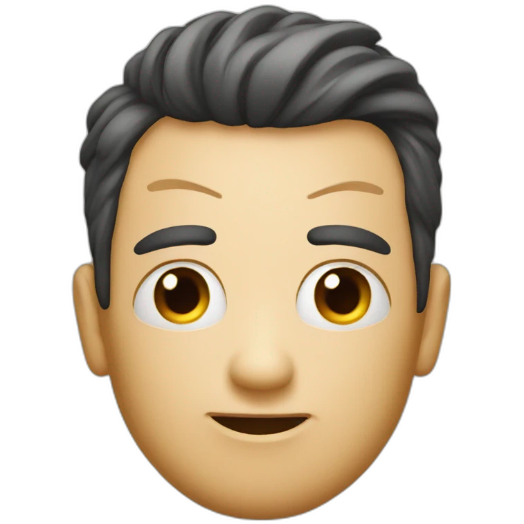 Upside down face man emoji