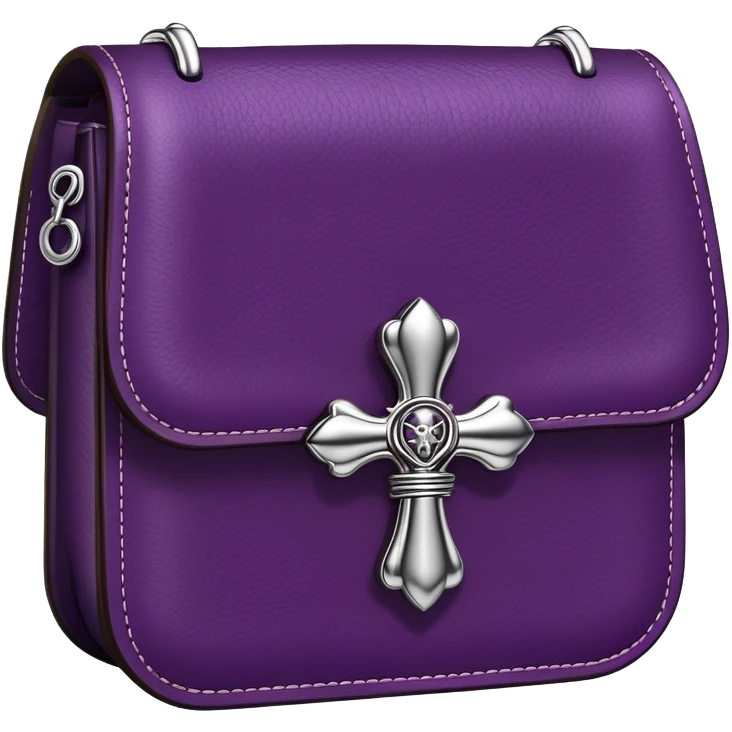 Chrome hearts dark purple emoji