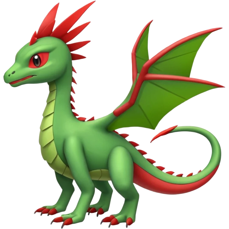 Inteleon-Sceptile-Flygon-Pokémon-Fusion, full body emoji