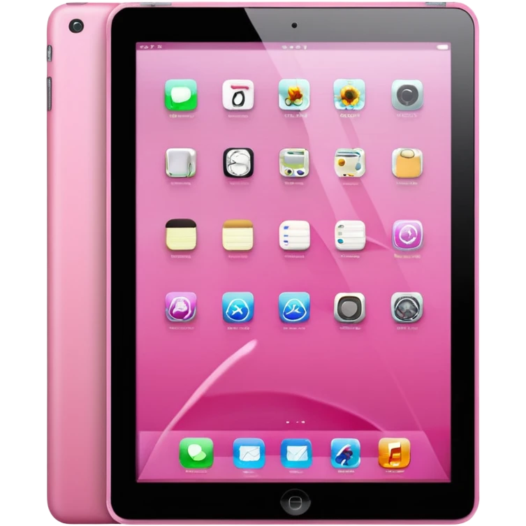 pink ipad emoji