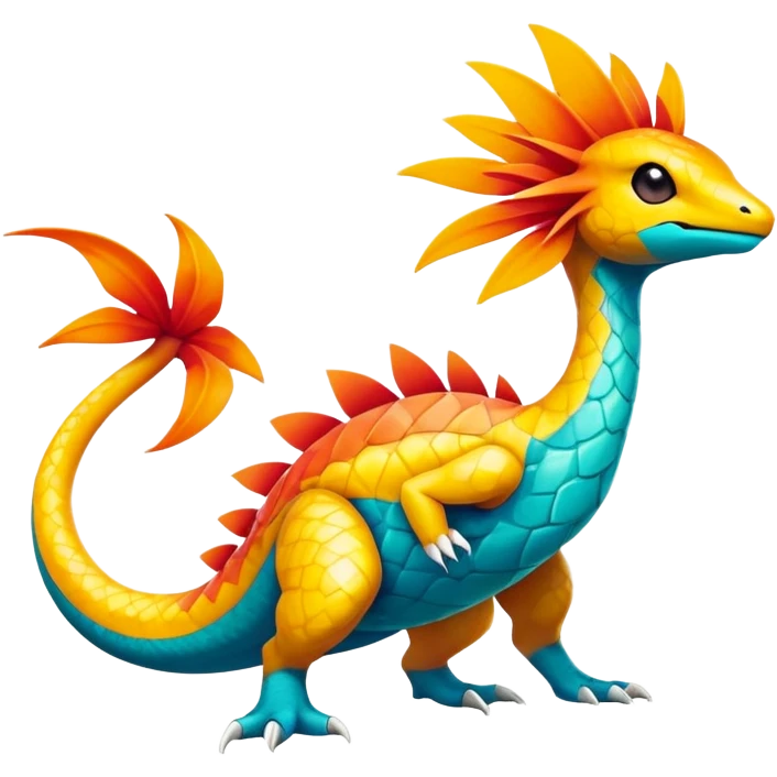  exotic tropical Fakémon-Pokémon-Vernid-creature emoji