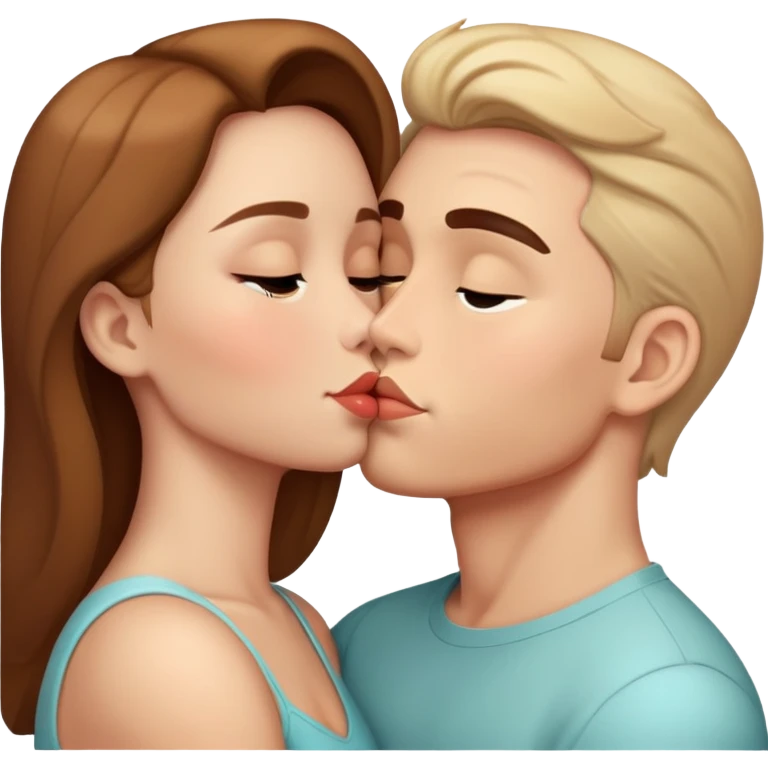 Me and Johnny kissing emoji