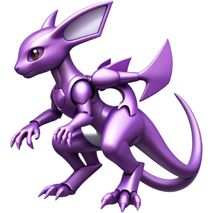 Mewtwo-Genesect-Pokémon-Fakémon-hybrid-creature emoji