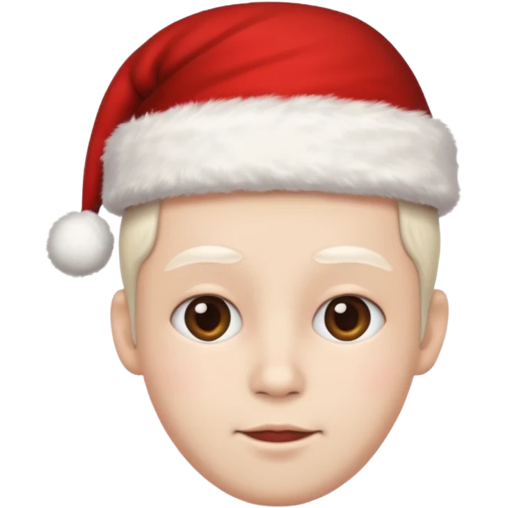 Now make the christmas head White  emoji