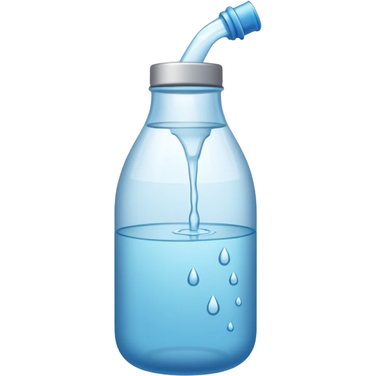 Botella de agua emoji