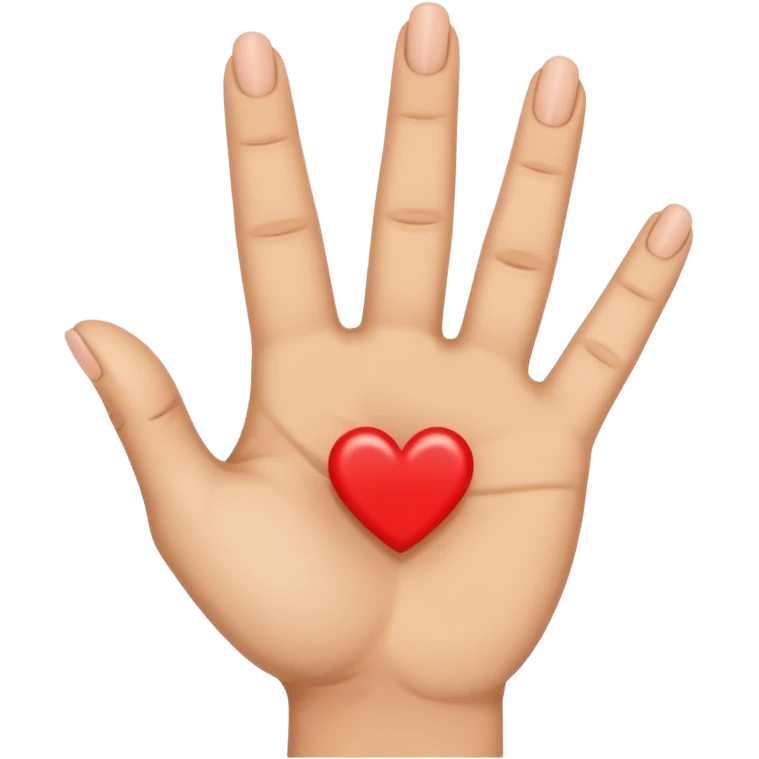 Philippine love symbol with fingers emoji
