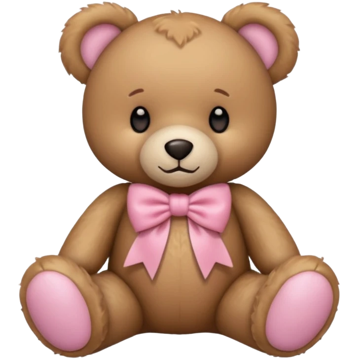pink bow teddy solo emoji