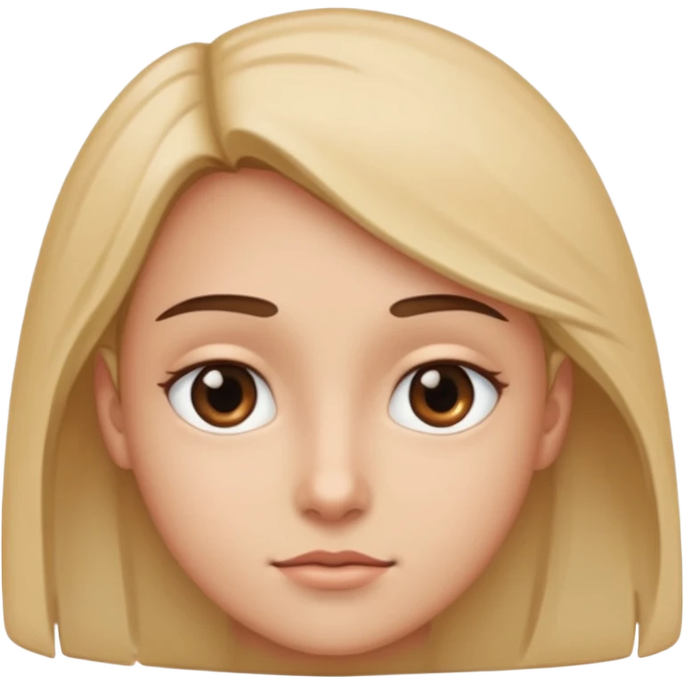 face profile, eyes looking sideway emoji