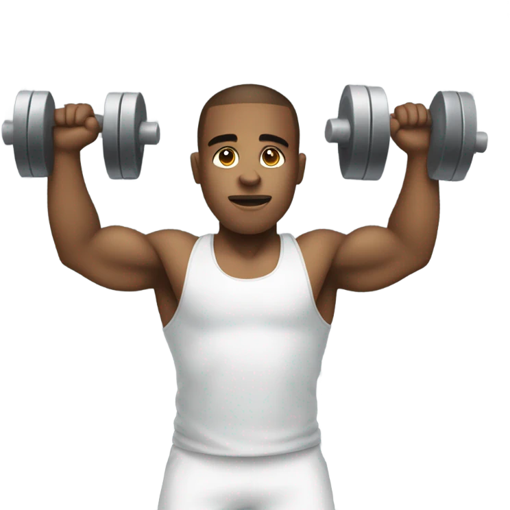 person working out emoji