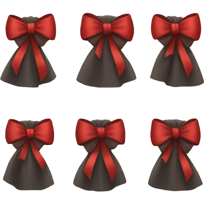 Red bow emoji