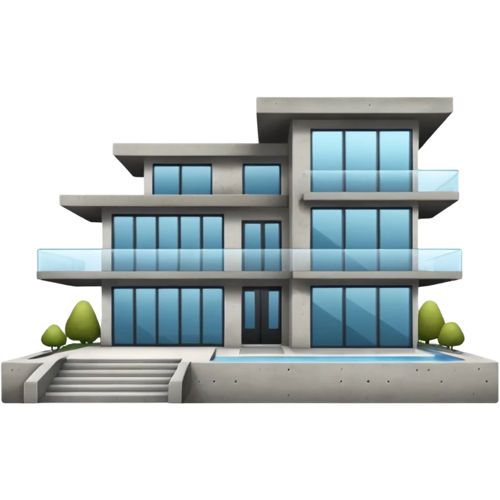 fancy modern big house emoji