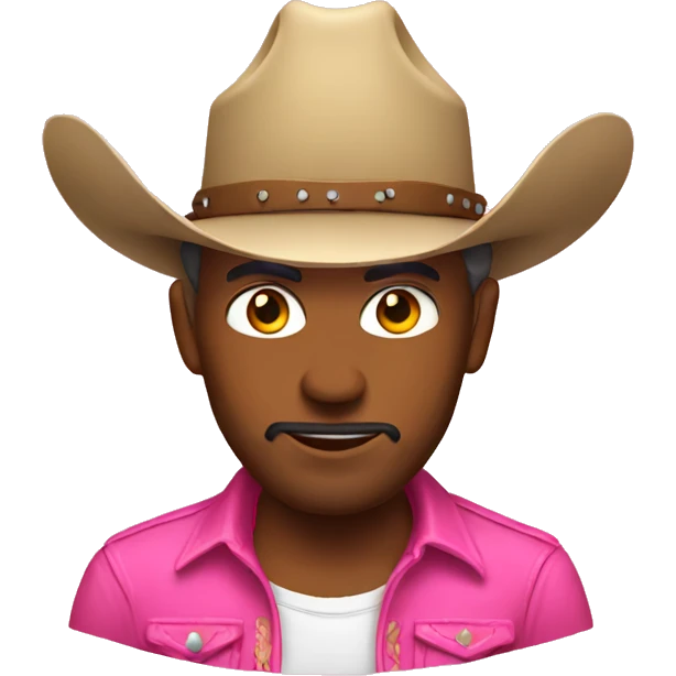 pink cowboy  emoji