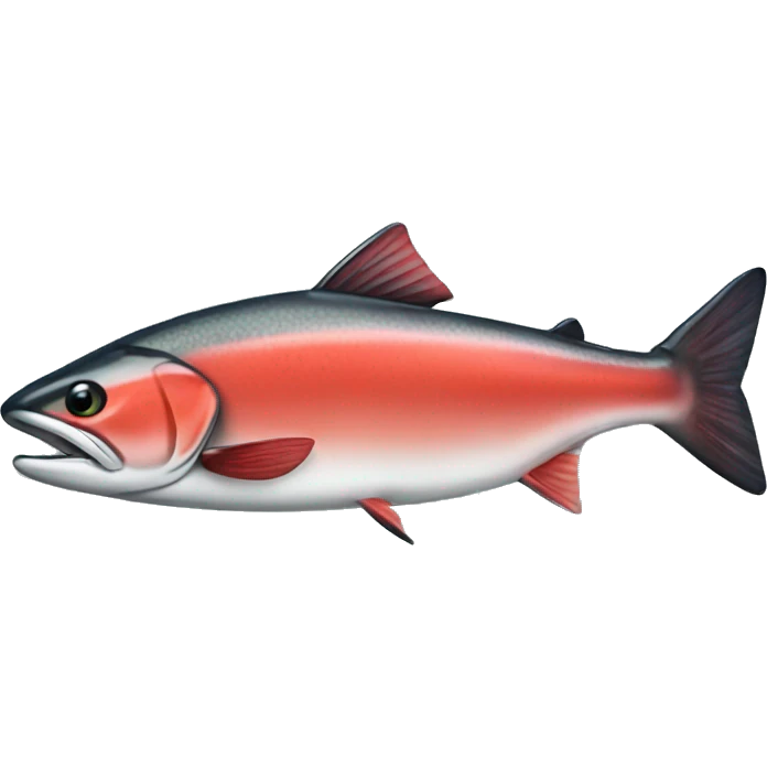 Sockeye salmon emoji