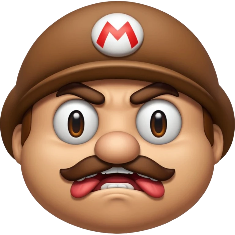 Super Mario goomba emoji