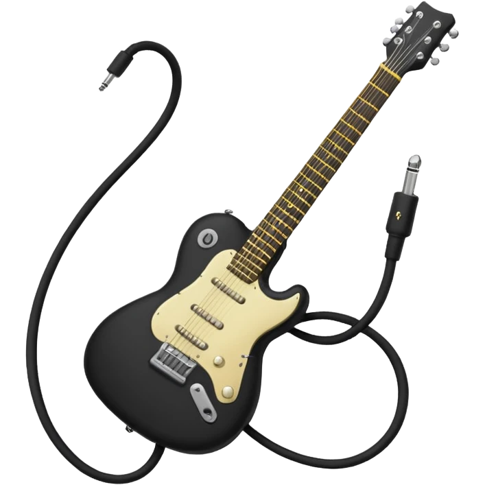 guitar cable emoji