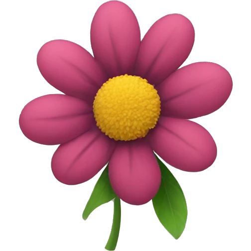 colored flower emoji