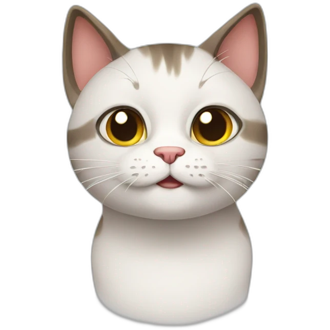 Funny cat emoji