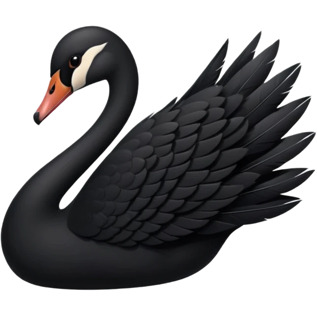 Black swan emoji
