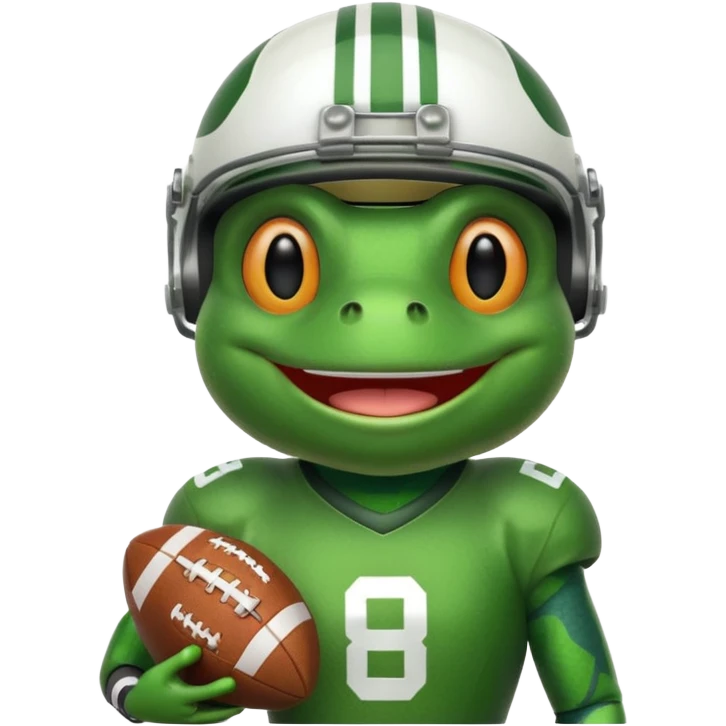Frog football  emoji