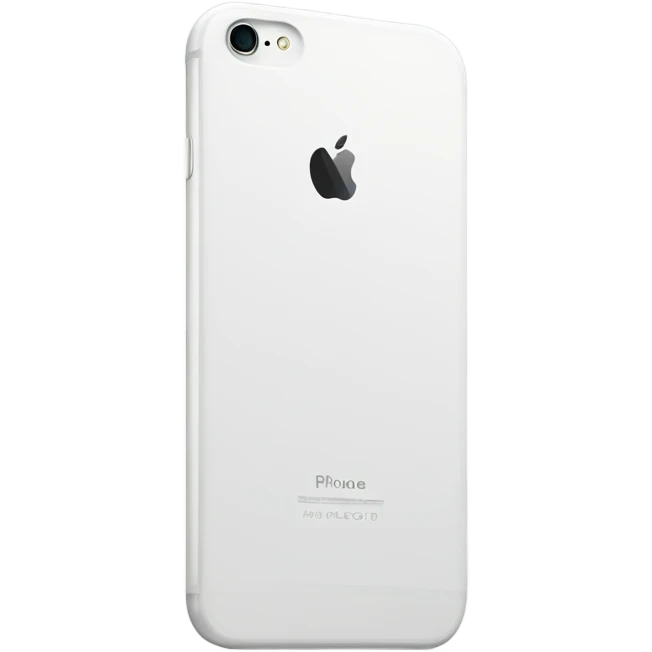 white iphone emoji