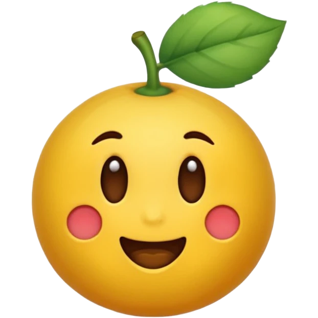 Улыбающийся смайл с капельками слез.  emoji