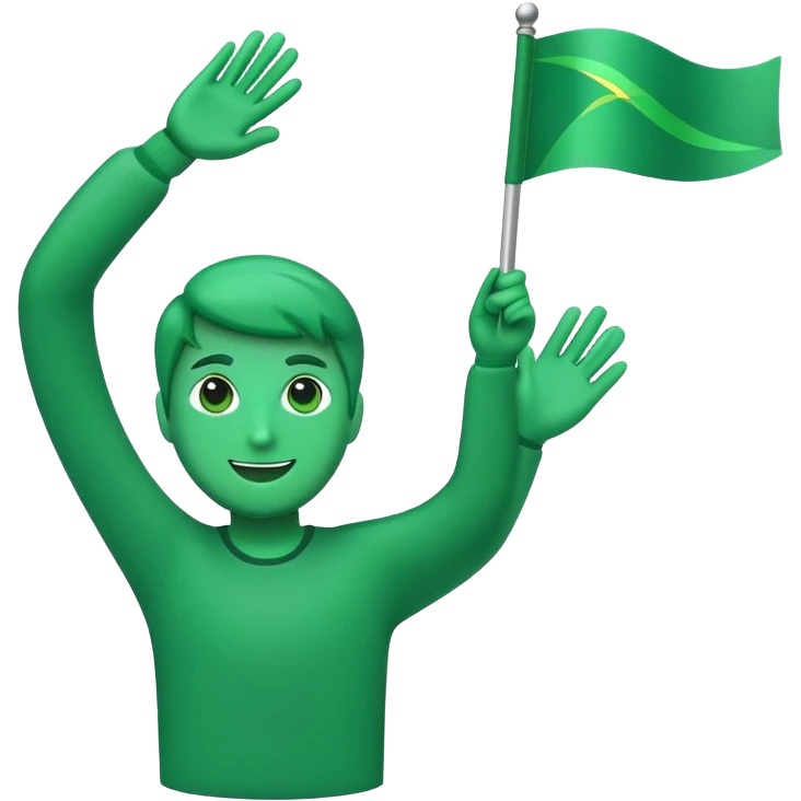 Green flag  emoji
